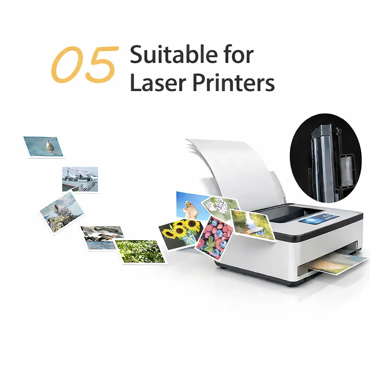 500Sheets A4 Laser Print Paper Premium High Quality For Clear Printing Use - 128GSM