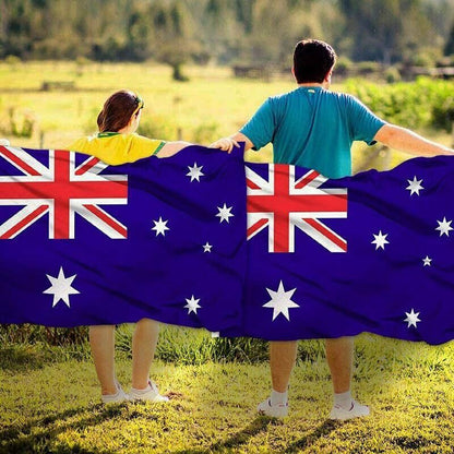 Large Australian Aussie Flag Australia Day Oz Heavy Duty Outdoor 90Cm X 150Cm