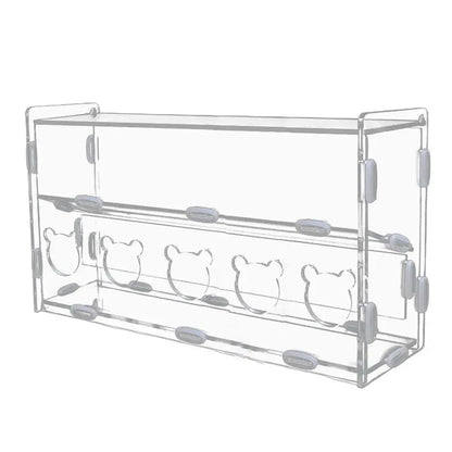 Automatic Acrylic Chicken Feeder Rutin Pet Supplies for Poultry Feeding System - 5 Holes