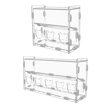 Automatic Acrylic Chicken Feeder Rutin Pet Supplies for Poultry Feeding System - 5 Holes