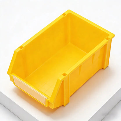 2PCS Thickened Slanted Plastic Storage Box for Screws Nuts Crafts Storage Use - Blue