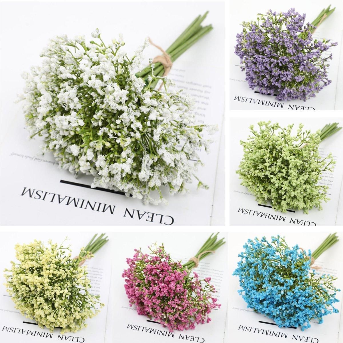 16pcs Artificial Foam Full Star Flowers Wedding Bouquet Home Decor Simulation - Green
