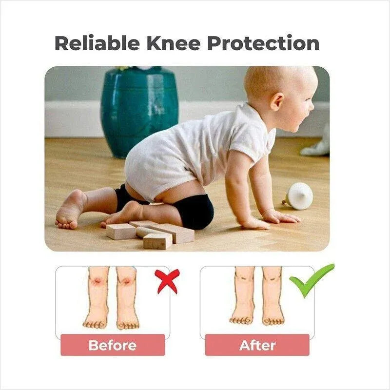 Crawling Knee Pads Protective Cushion Protector Legs Warmer - Light Grey