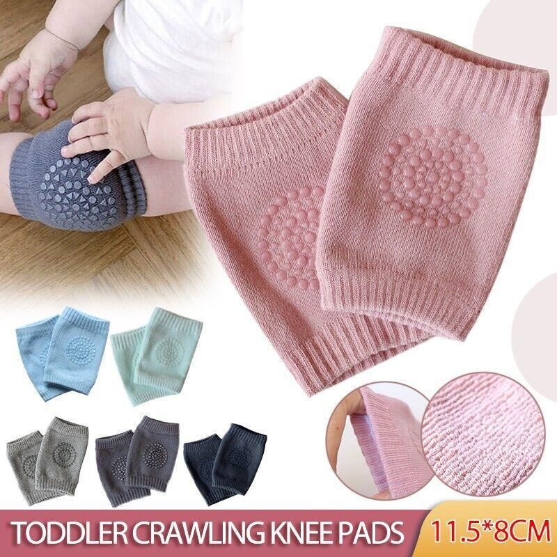 Crawling Knee Pads Protective Cushion Protector Legs Warmer - Light Grey