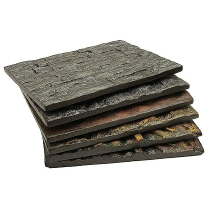 Pet Reptile Tank Board 3D Foam Backgrounds and Habitat Decoration 9 Styles - A