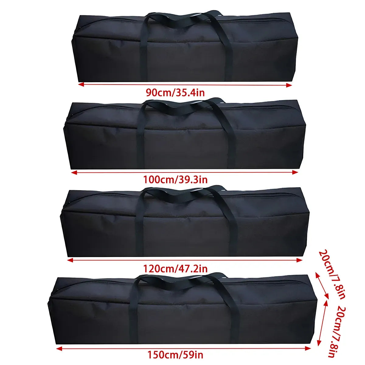 Camping Large Capacity Tool Bag Tote Water Resistant Durable For Outdoor Travel - 100cm