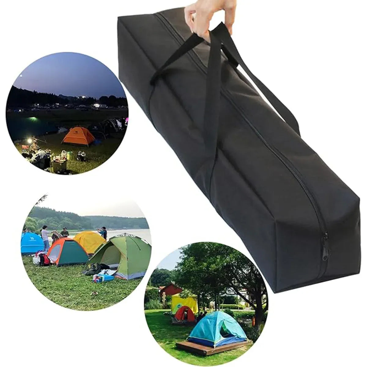 Camping Large Capacity Tool Bag Tote Water Resistant Durable For Outdoor Travel - 100cm
