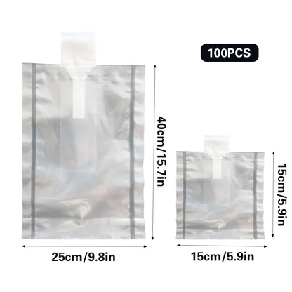 100PCS Lipstick Inflatable Bag Protective Packaging Clear Shockproof - 15x15cm