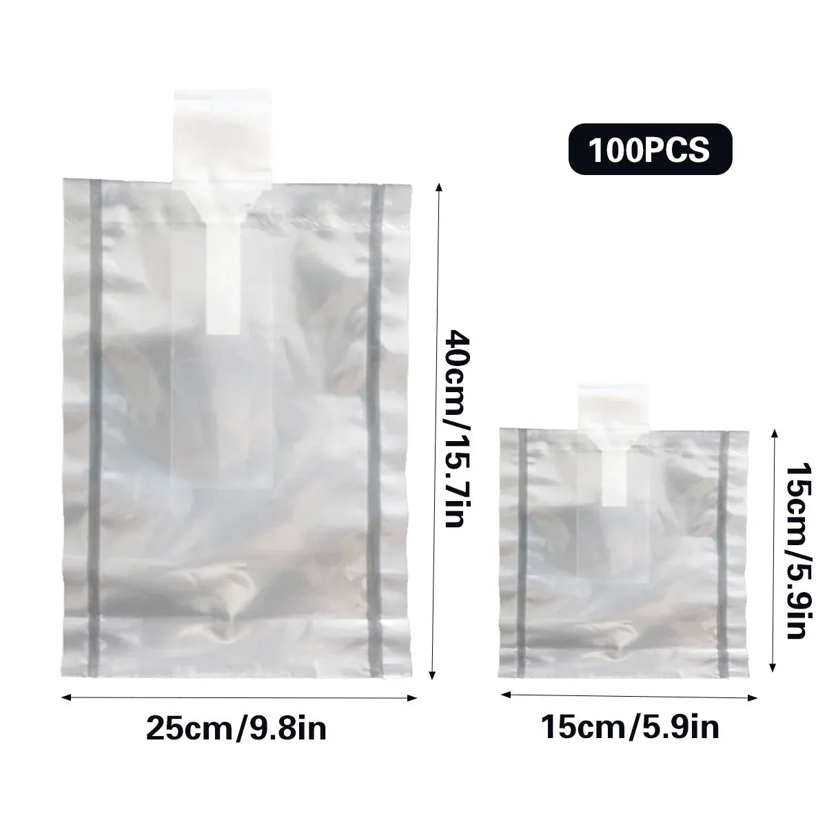 100PCS Lipstick Inflatable Bag Protective Packaging Clear Shockproof - 25x40cm