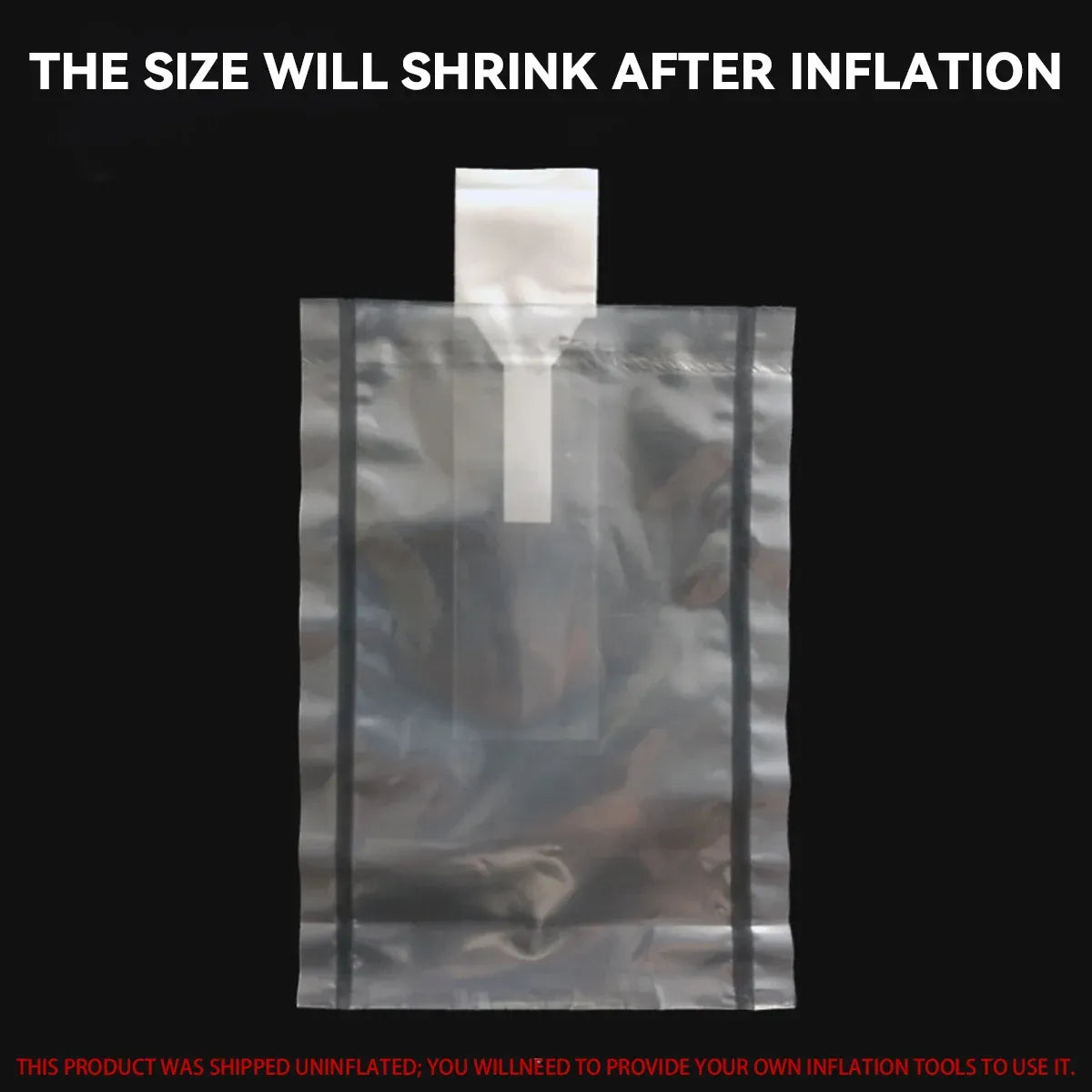 100PCS Lipstick Inflatable Bag Protective Packaging Clear Shockproof - 25x40cm