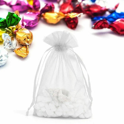Organza Bag Sheer Bags Jewellery Wedding Candy Packaging Sheer Bags 13*18 cm - Purple