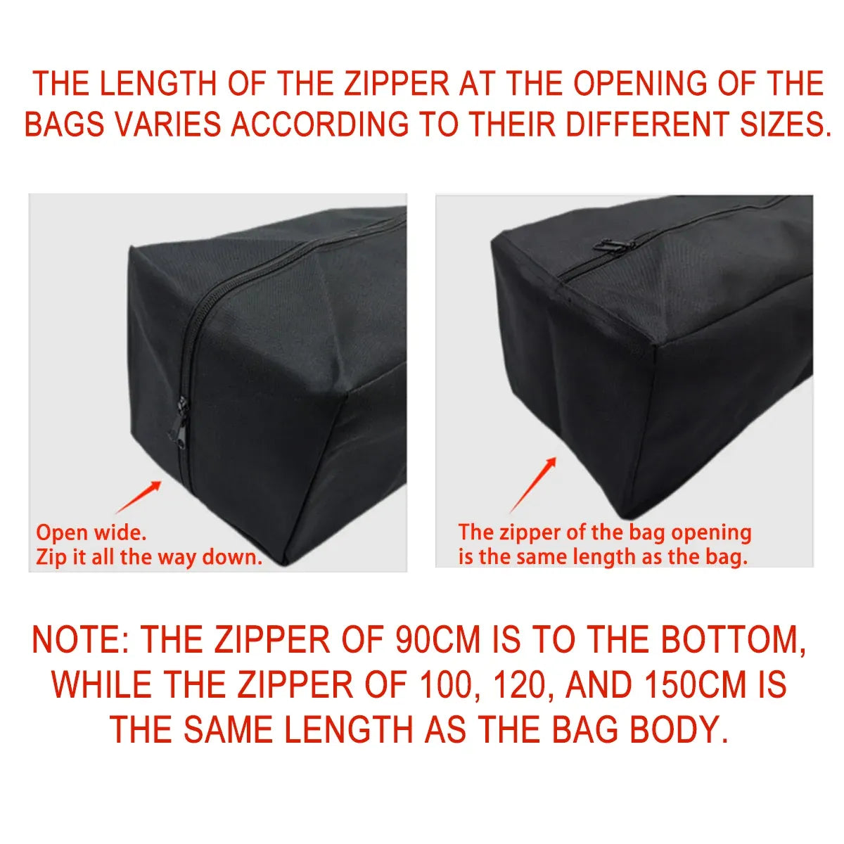 Camping Large Capacity Tool Bag Tote Water Resistant Durable For Outdoor Travel - 150cm