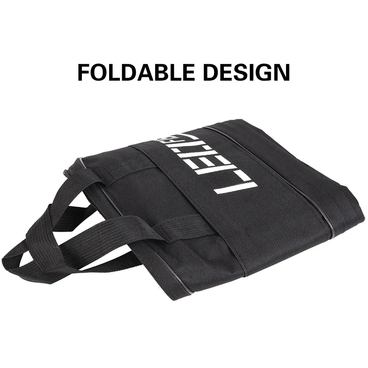 150cm Portable Foldable Fishing Rod Carrier Fish Pole Tools Storage Bag Case - Black