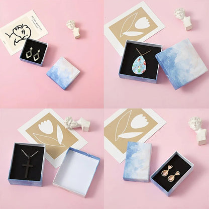 20PCS Cloud Jewelry Box Earrings Necklace Ring Bracelet DisplayOrganizer - 11*12*6cm（Bag）