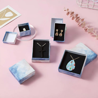 20PCS Cloud Jewelry Box Earrings Necklace Ring Bracelet DisplayOrganizer - 11*12*6cm（Bag）