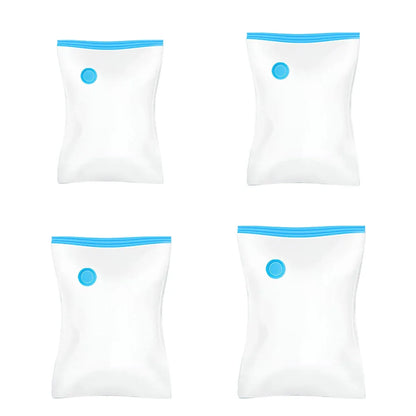 6PCS Vacuum Storage Bags Space Saving for Clothes Bedding Travel