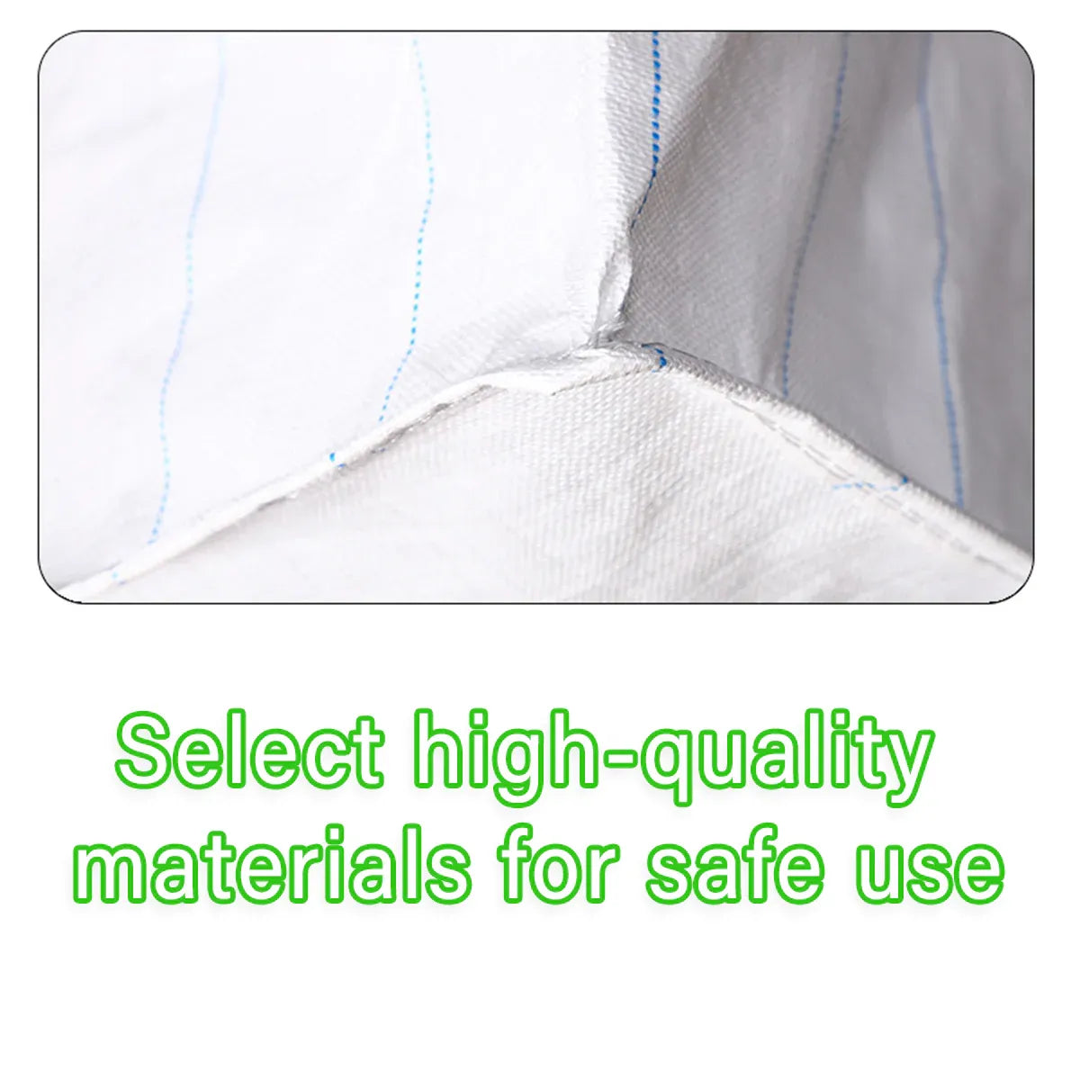 Heavy Duty Bulk Ton Bag White Thickened Woven Sack Large Lifting Storage Bag