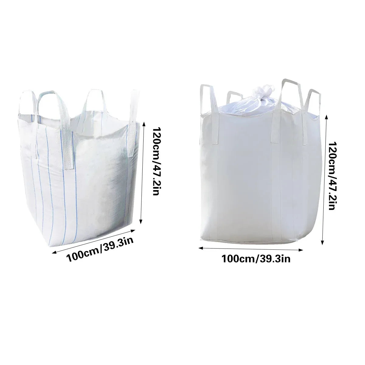 White Woven Bulk Ton Bag Industrial Container Packaging Bag