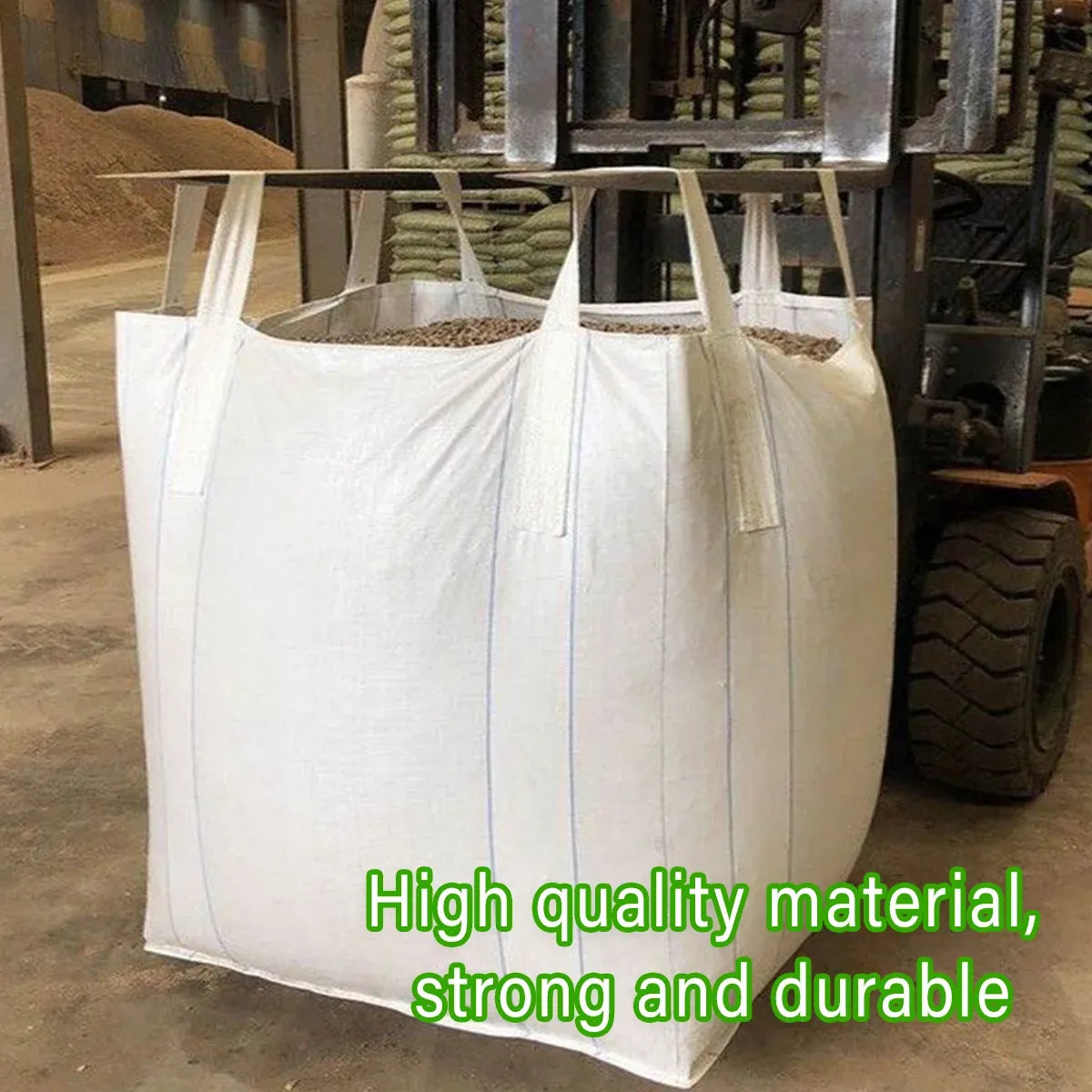 White Woven Bulk Ton Bag Industrial Container Packaging Bag