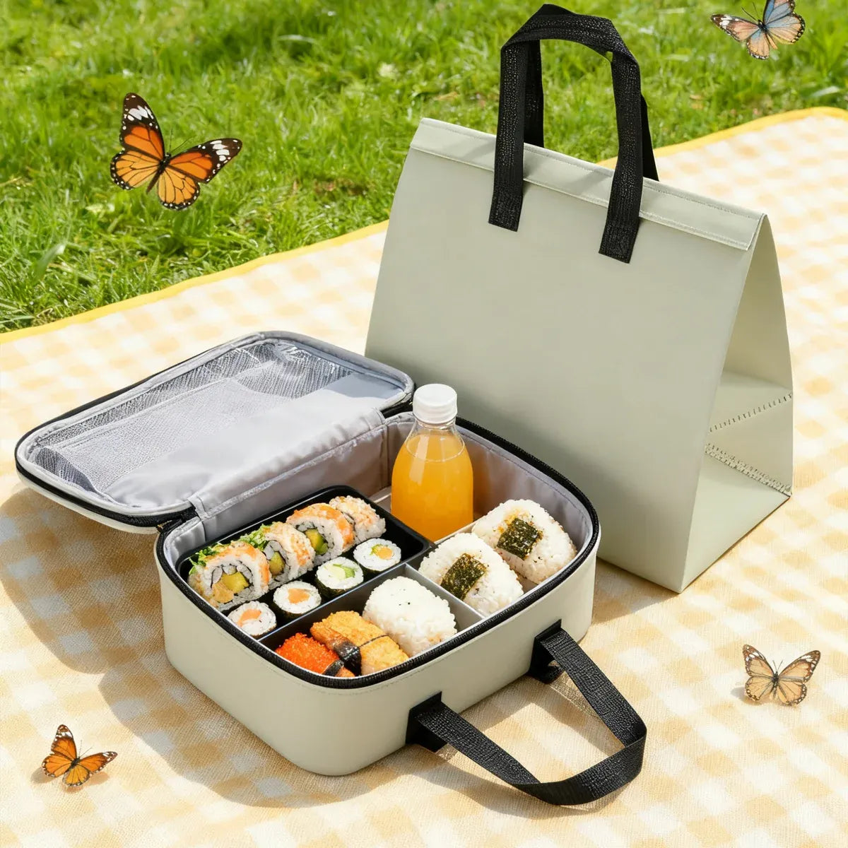 50 Pcs Waterproof Insulated Packaging Bags for Hot and Cold Drinks - S