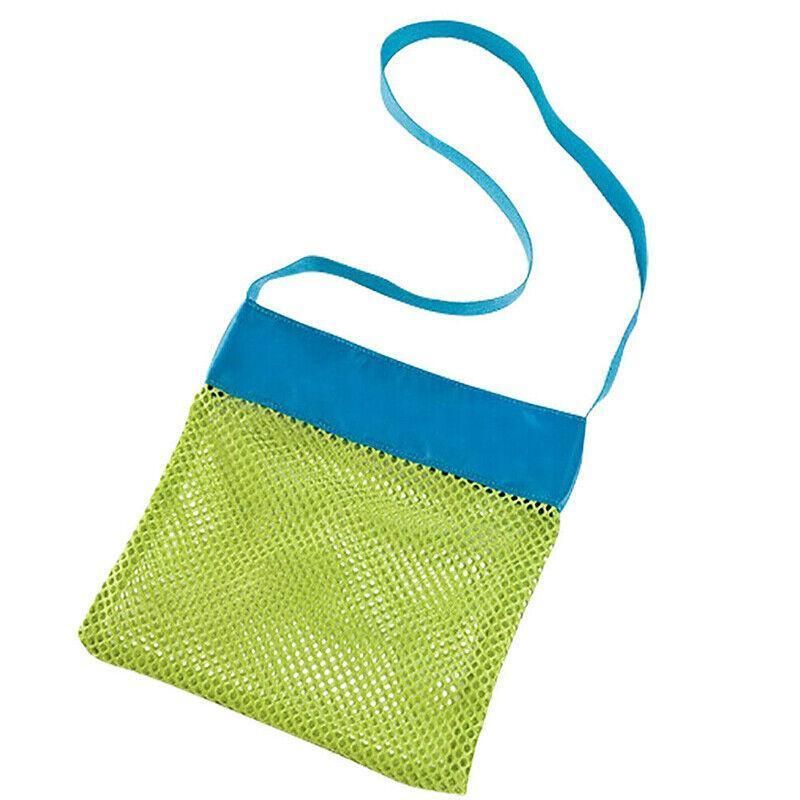 Mesh Beach Toy Bag Sand Away Tote for Swimming Pool Storage S or L Size - S
