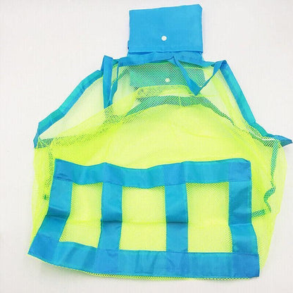 Mesh Beach Toy Bag Sand Away Tote for Swimming Pool Storage S or L Size - S