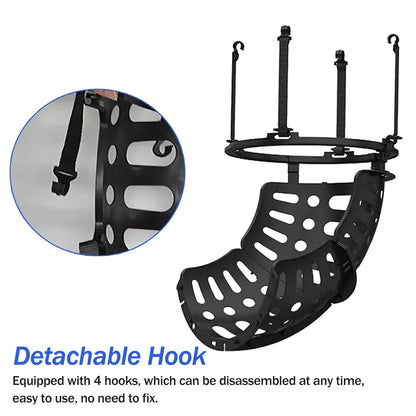 Basketball Ball Return Attachment Rebound Net Training Shot Practice Hoop System