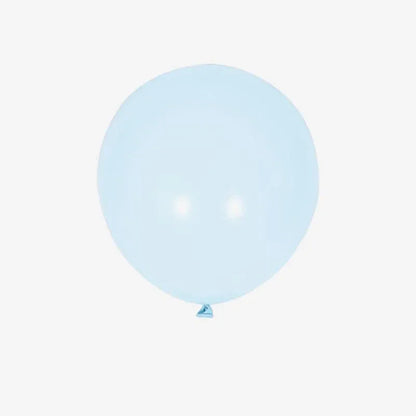25cm Pastel Latex Balloons for Party Decoration Macaron Colour Helium Air Fill 10/100PCS - Blue 10PCS