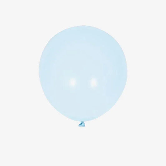 25cm Pastel Latex Balloons for Party Decoration Macaron Colour Helium Air Fill 10/100PCS - Blue 10PCS
