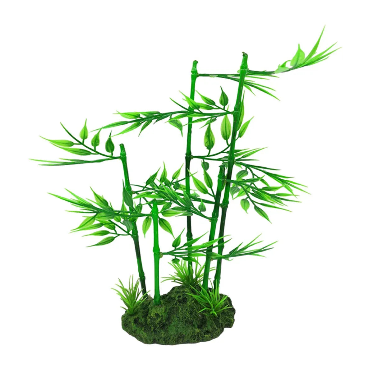 Aquarium Simulation Bamboo Decor Fish Tank Background Decoration