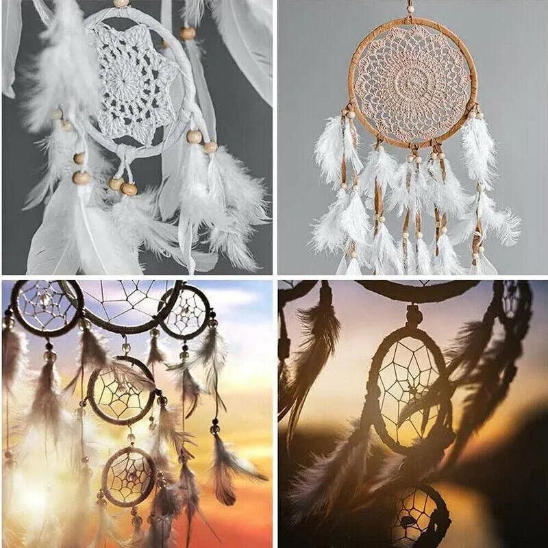 10PCS Bamboo Embroidery Hoops for Sewing Cross-Stitch & Wedding Crafts - 26CM