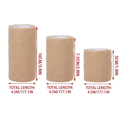 6PCS Self Adhesive Elastic Wrap Non Woven Cohesive Tape for Sports and Daily Use - 7.5cm