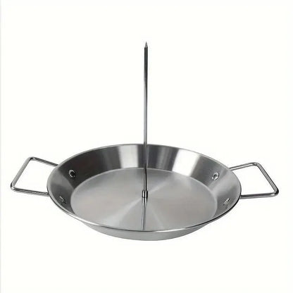Stainless Steel Vertical Skewer Grill Pan Barbecue Kebab Rack Grill Cooking Tool