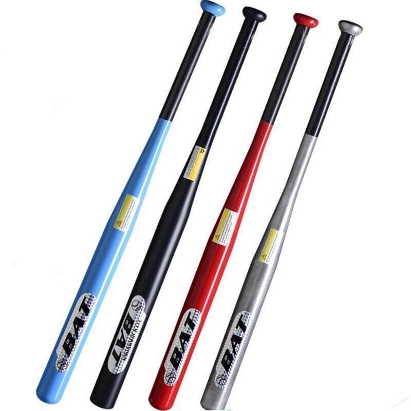 25inch 63CM Alloy Steel Metal Baseball Bat Racket 4 Colours - Blue