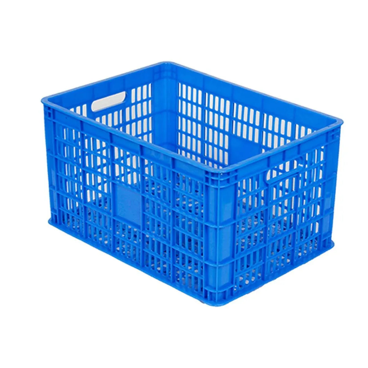 Plastic Rectangular Storage Basket Finishing Transport Box Organizer for Home - 48x34.5x37cm