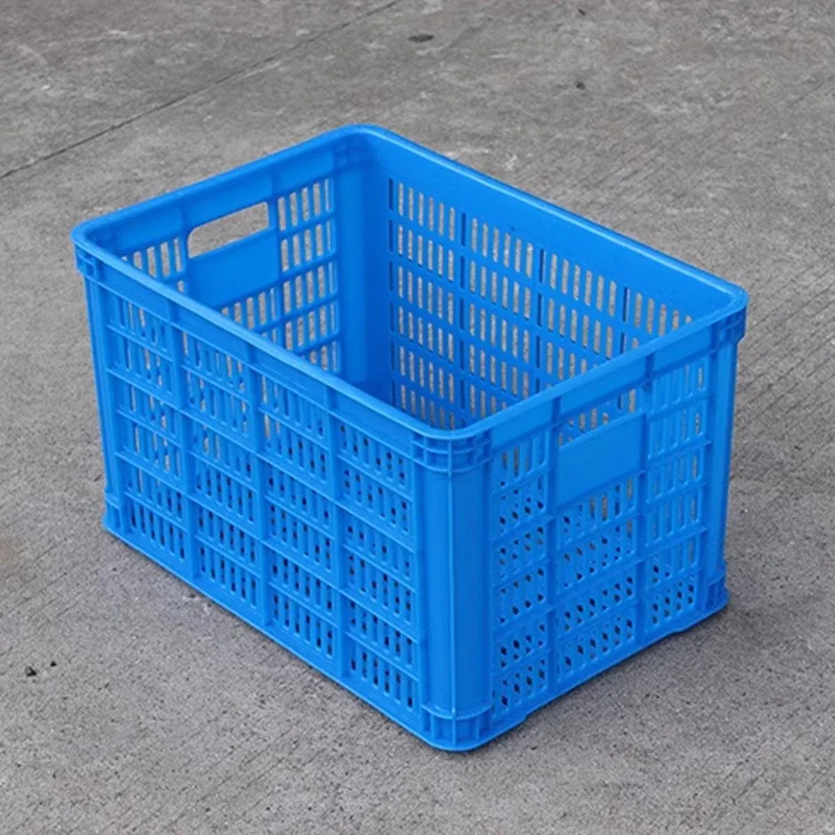 Plastic Rectangular Storage Basket Finishing Transport Box Organizer for Home - 48x34.5x37cm