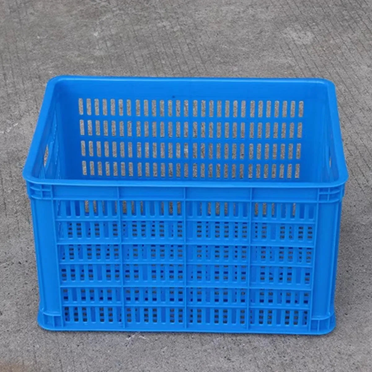 Plastic Rectangular Storage Basket Finishing Transport Box Organizer for Home - 48x34.5x37cm