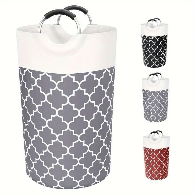 82L Large Capacity Laundry Basket for Dirty Clothes Toy Storage and Organizing - Grey