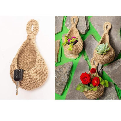 Hanging Wall Organizer Vegetable Fruit Basket Kitchen Storage Pouch Bag Diy 6Size - XL