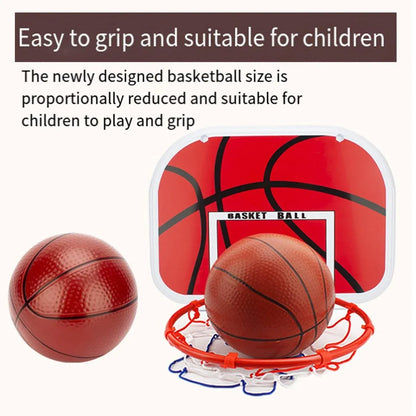 Adjustable Basketball Rack with Iron Rod Frame for Indoor and Outdoor Ball Shooting Toy