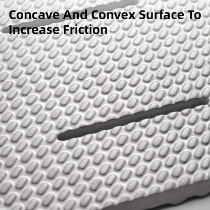 Bathroom Floor Mat Non Slip Shower Rug Soft Quick Dry Household Bath Carpet Mat - White