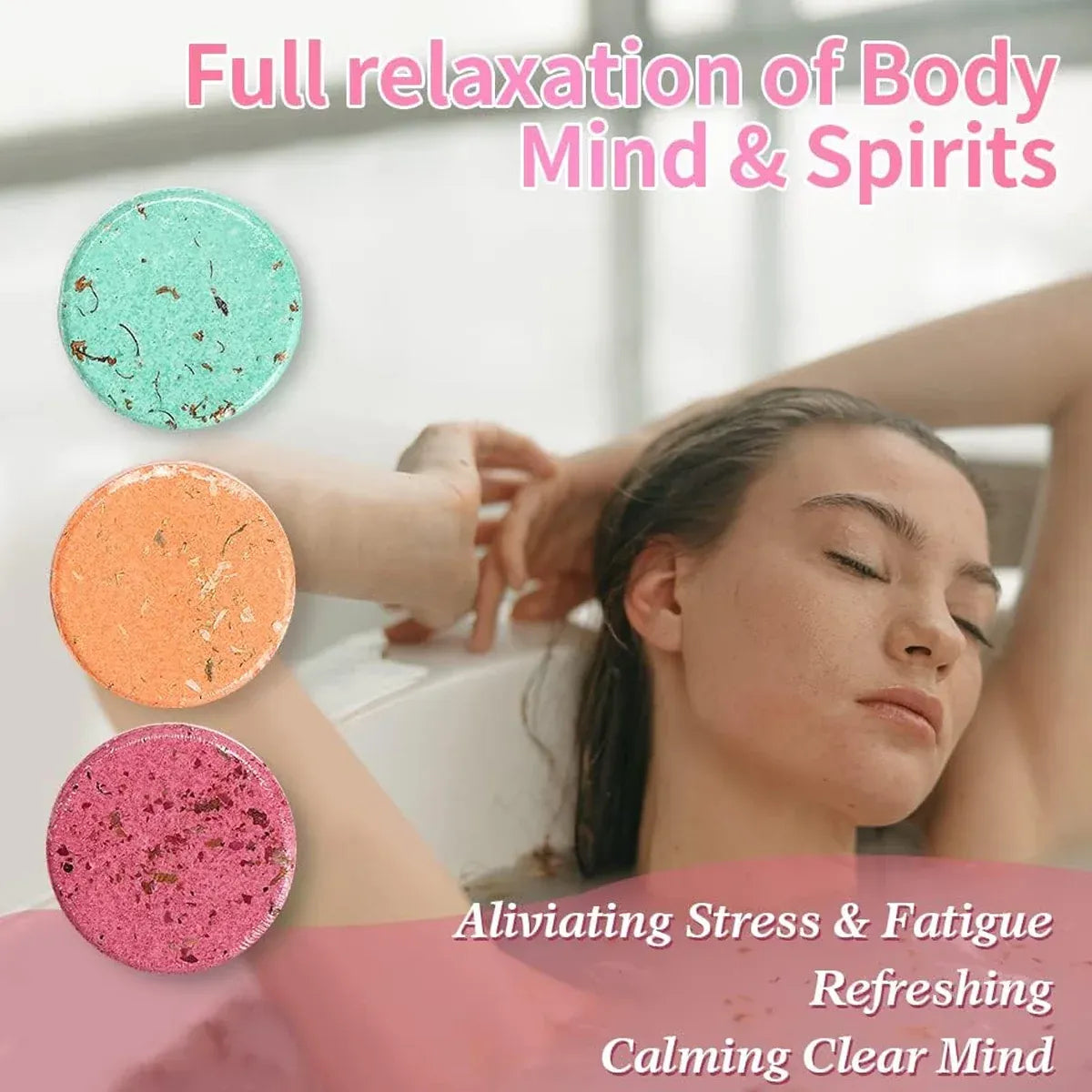 Shower Steamers Gift Set Aromatherapy Tablets for Spa and Relaxation - 35g-6pcs