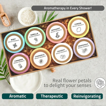 Shower Steamers Gift Set Aromatherapy Tablets for Spa and Relaxation - 35g-6pcs