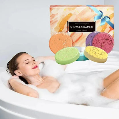 Shower Steamers Gift Set Aromatherapy Tablets for Spa and Relaxation - 35g-6pcs