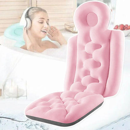 Non-Slip Bath Mat with Cushion Support Universal Bathroom Mat