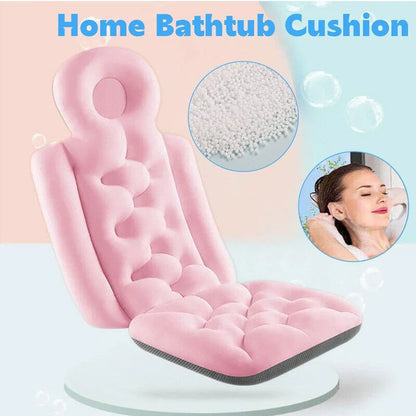 Non-Slip Bath Mat with Cushion Support Universal Bathroom Mat