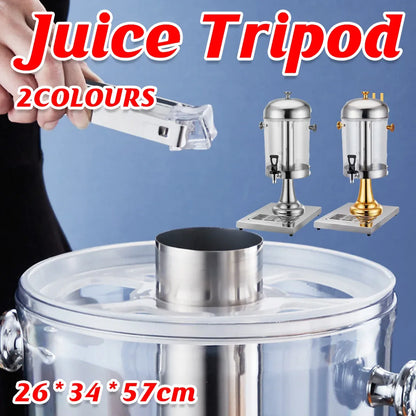 8L Stainless Steel Juice Dispenser Cold Beverage Coffee Milk Tea Machine - Golden