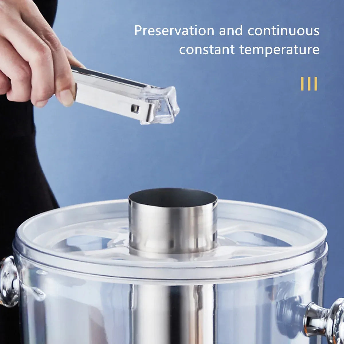 8L Stainless Steel Juice Dispenser Cold Beverage Coffee Milk Tea Machine - Golden