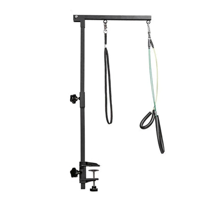 Adjustable Pet Grooming Arm with Clamp for Dog Cat Bath Table Bracket Clamp