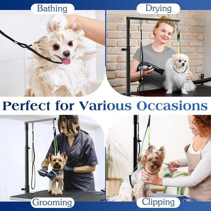 Adjustable Pet Grooming Arm with Clamp for Dog Cat Bath Table Bracket Clamp